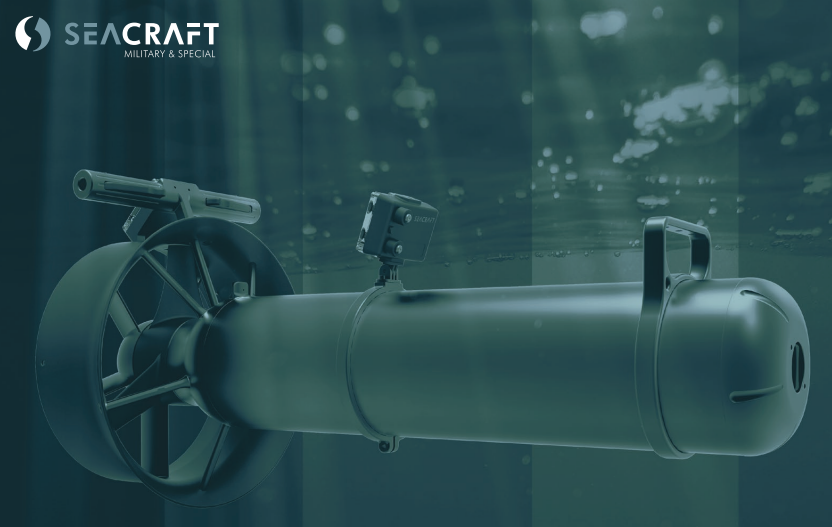 SEACRAFT社　ミリタリー用高性能／小型水中スクーター「TAC」シリーズ