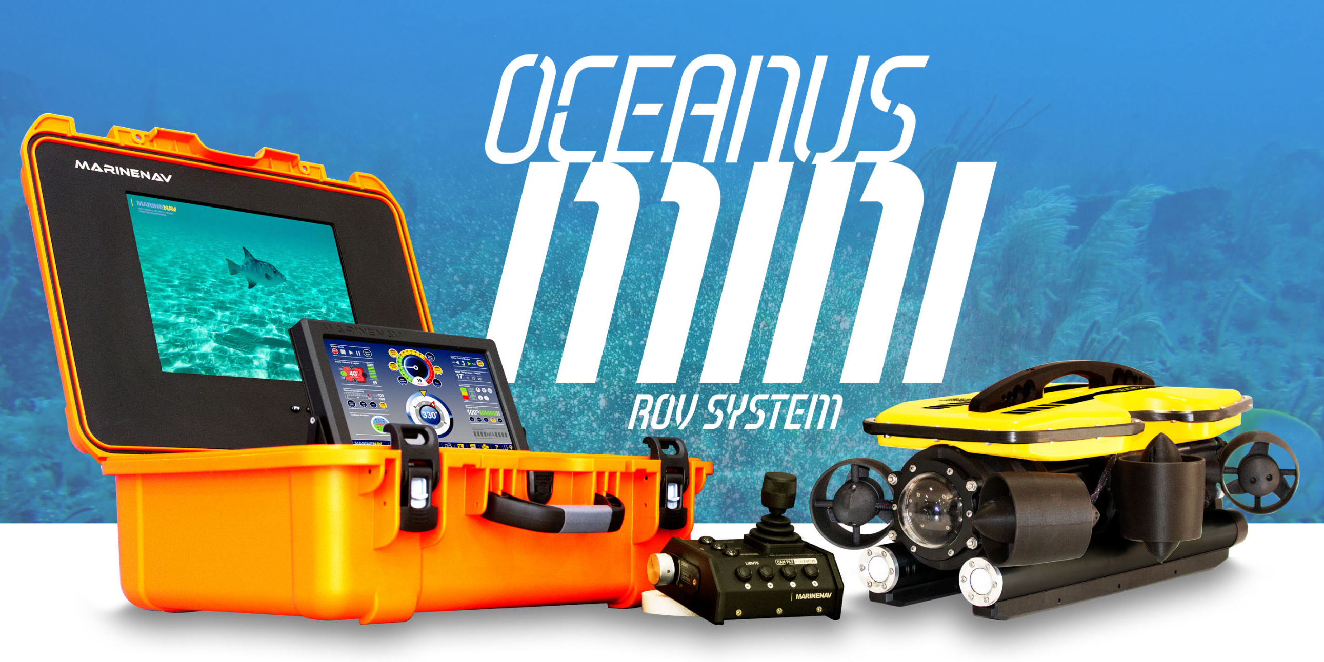 MarineNav社　超小型ROV「オケアノス　ミニ」